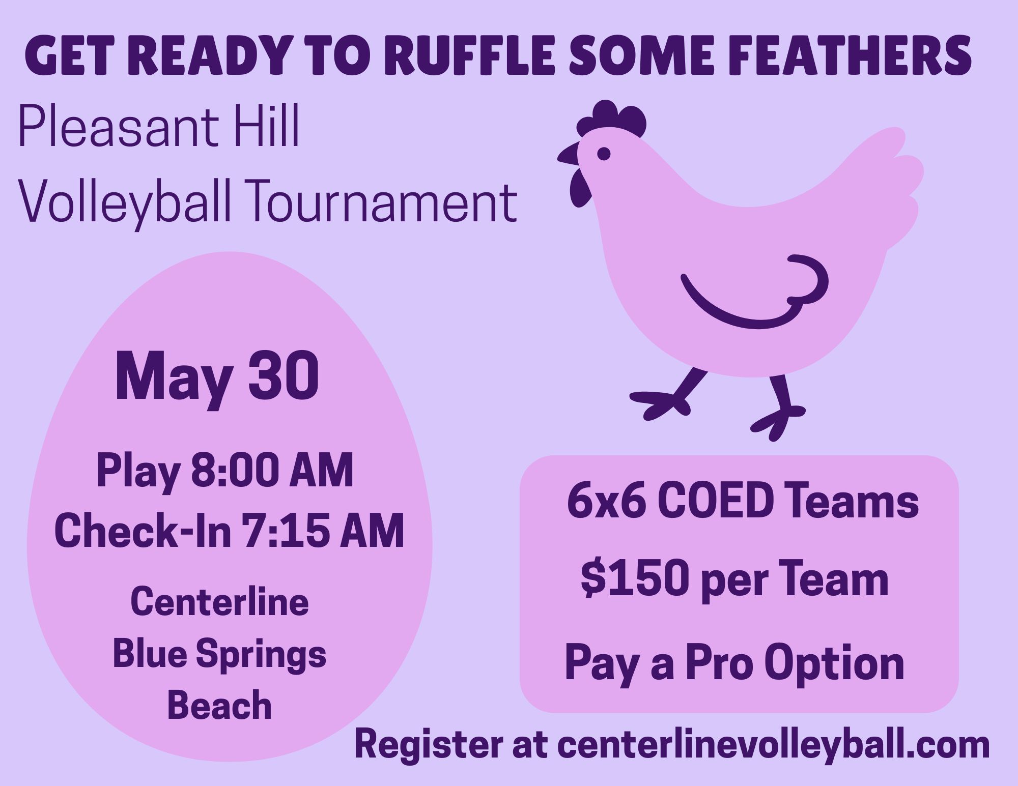 Ruffle some feathers Pleasant Hill Volleyball Tournament (1)